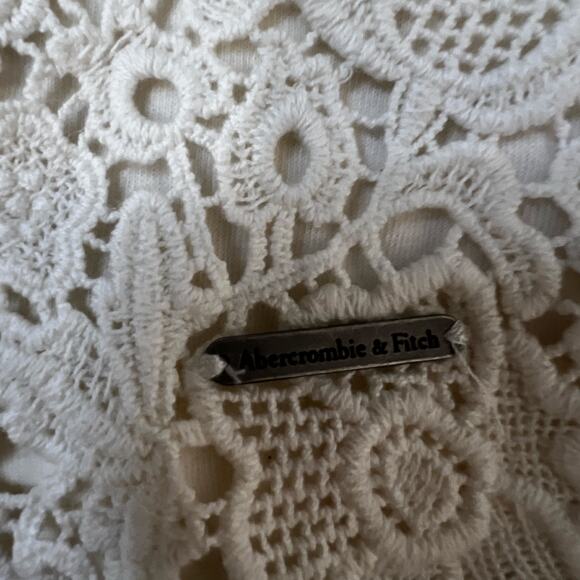 ABERCROMBIE & FITCH Women's Lace Short Size L In White - Picture 5 of 7